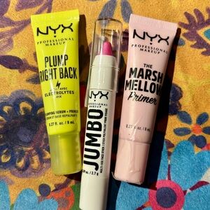 NYX Primer Collection Pink Yellow Makeup